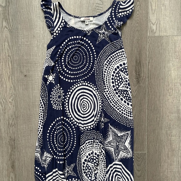 Junior Gaultier Flutter Sleeve Dress Sz 8 Yrs EUC - Picture 6 of 7